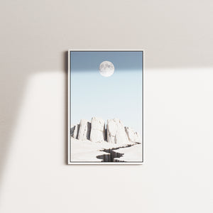 cloud horizon — white frame