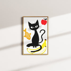 coal emblem — oak frame