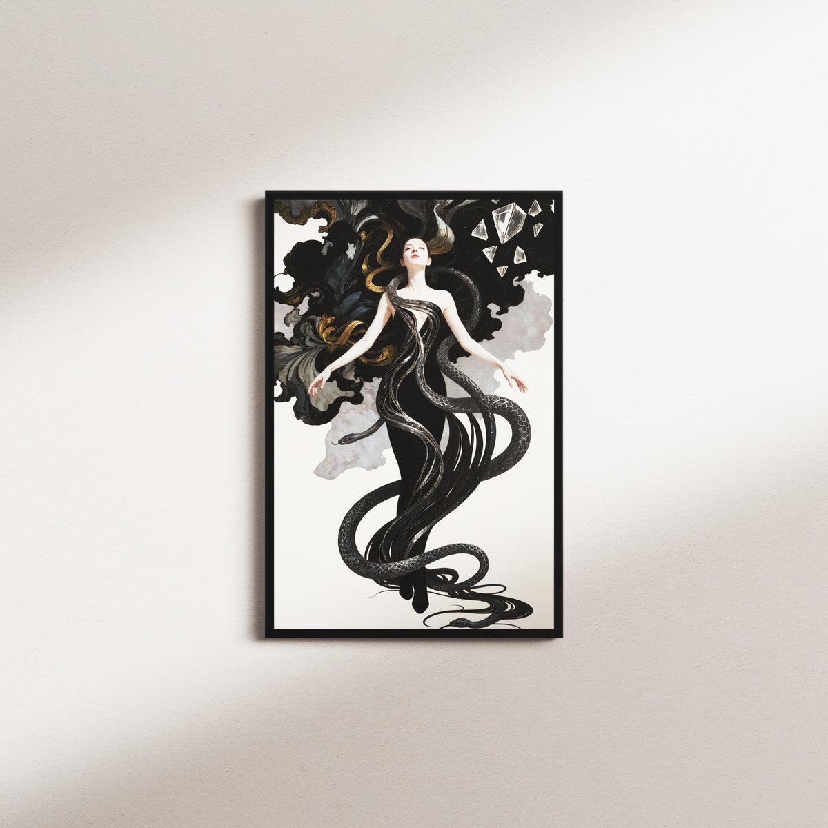 coal reverie — black frame
