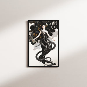 coal reverie — black frame
