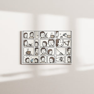 coal shift — white frame