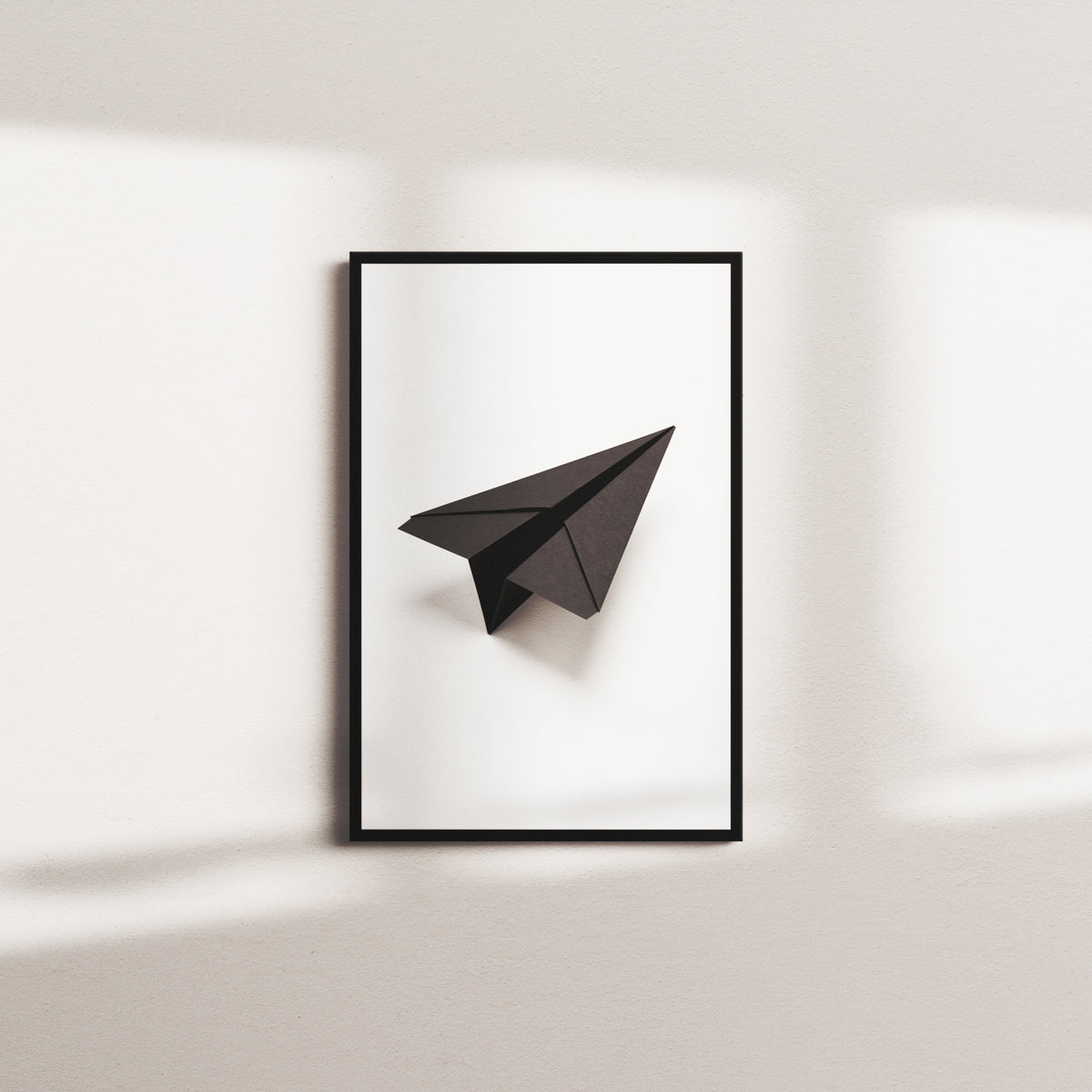 coal stillness — black frame