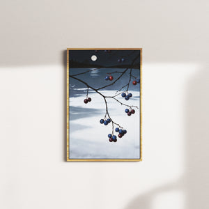 cobalt bough — oak frame