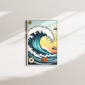 cobalt break nocturne — white frame