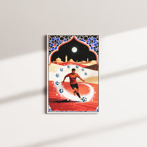 cobalt dune — white frame