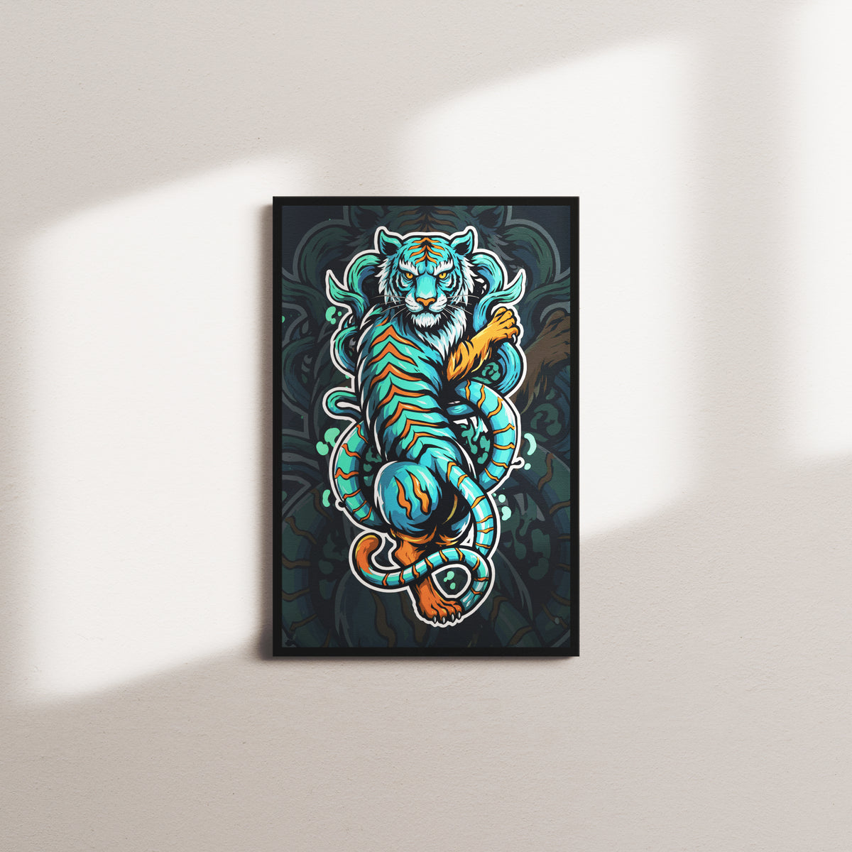 cobalt emblem signal — black frame