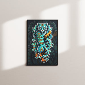 cobalt emblem signal — black frame