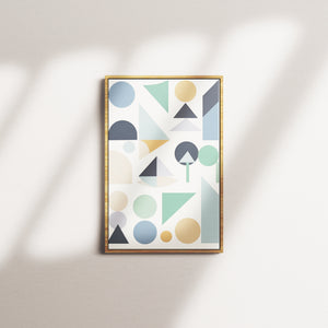 cobalt fracture nocturne — oak frame