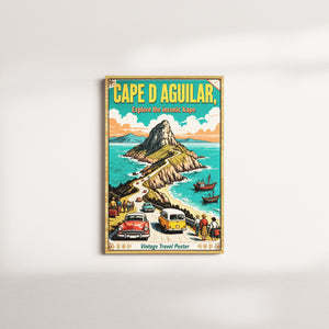 cobalt harbor signal — oak frame