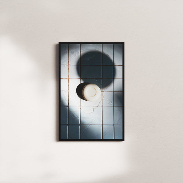 cobalt harbor — black frame
