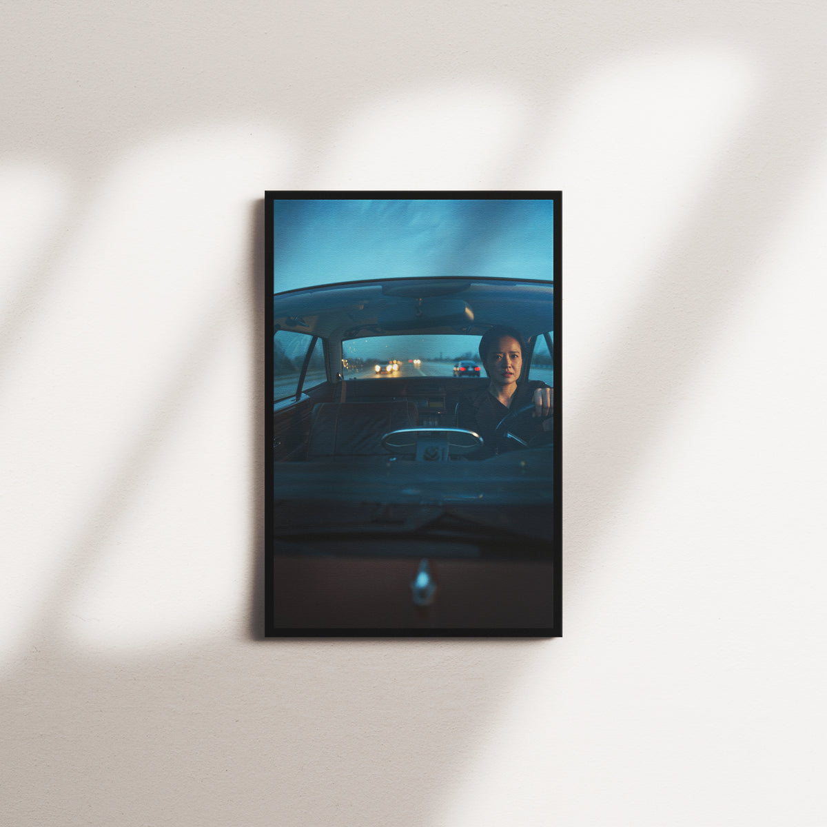 cobalt lumen — black frame