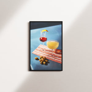 cocktail canvas — black frame