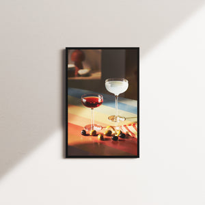 cocktail serenity — black frame