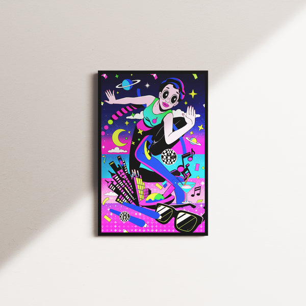 coral avenue light — black frame