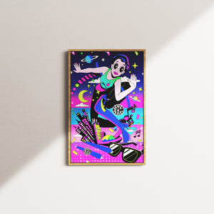 coral avenue light — oak frame