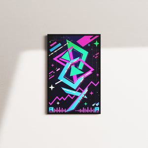 coral current — black frame