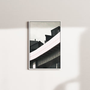 Coral Reverie — White Frame