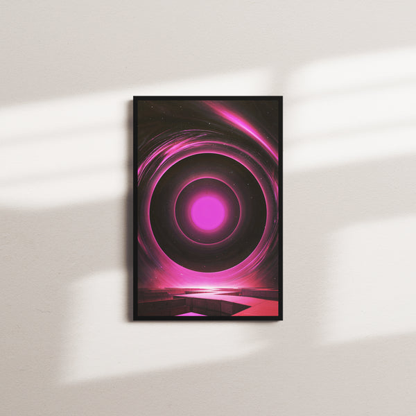 coral shift light — black frame
