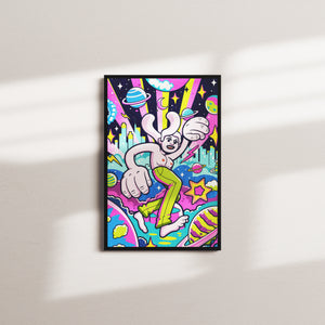 cosmic sprite — black frame