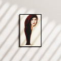 crimson afterglow — black frame
