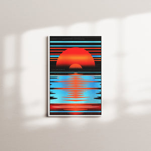 crimson drift — white frame