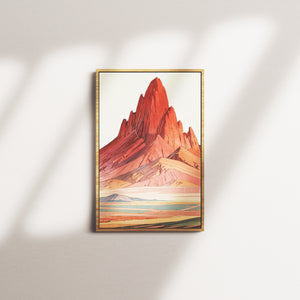 crimson harbor — oak frame