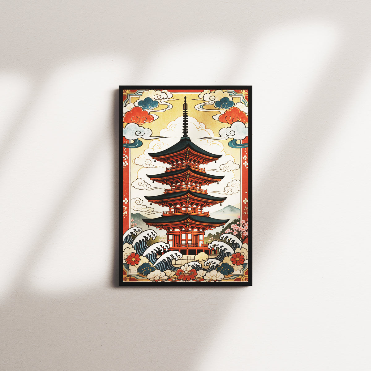 crimson reverie — black frame