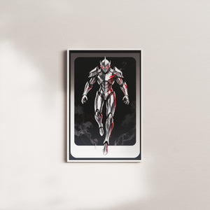crimson tone — white frame
