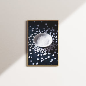 crystal purity — oak frame