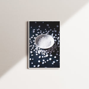 crystal purity — white frame