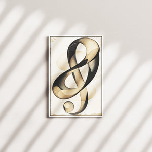 curved serendipity — white frame