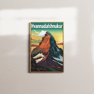dawn summit — oak frame