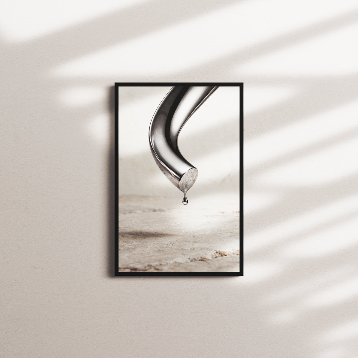 drip path — black frame