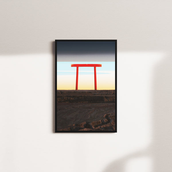 ember horizon study — black frame