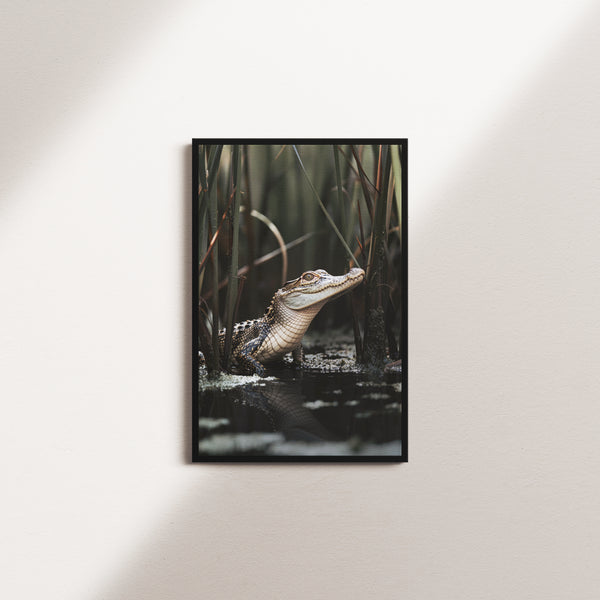 emerald glimmer — black frame