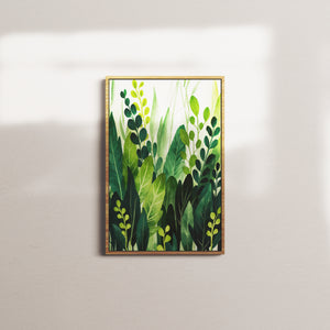 emerald symphony — oak frame