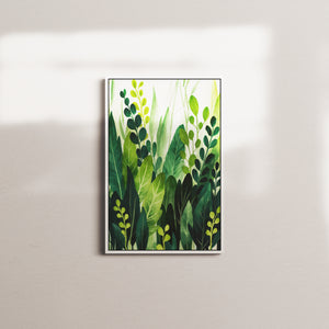 emerald symphony — white frame