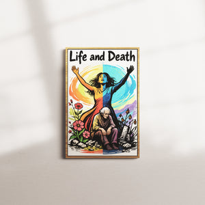 eternal contrast — oak frame