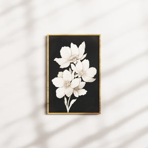 ethereal blooms — oak frame