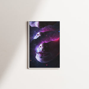 ethereal glimmer — white frame
