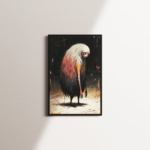 ethereal wanderer — black frame