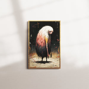 ethereal wanderer — oak frame