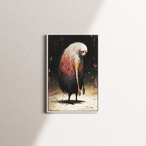 ethereal wanderer — white frame