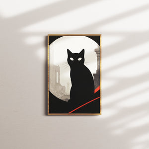 ethereal watcher — oak frame