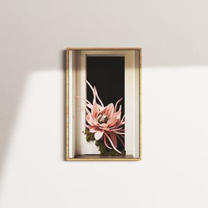 floral portal — oak frame