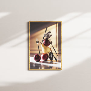 fruit symphony — oak frame