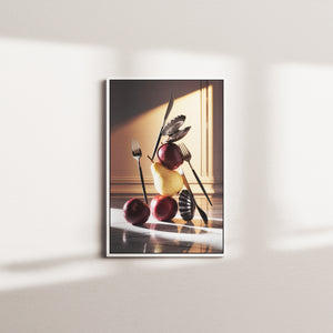 fruit symphony — white frame
