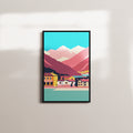 golden crest — black frame