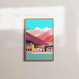 golden crest — oak frame