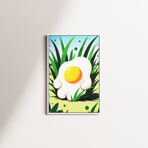 golden petal — white frame